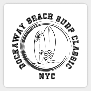 Rockaway Beach Surf Classic (Light Colors) Magnet